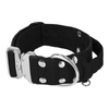 Extreme Silver Buckle Black - Strong and secure collar