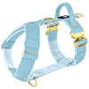 Easy Walk Extreme Gold Buckle Baby Blue - Harness with quick release buckle