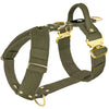 Easy Walk Extreme Gold Buckle Khaki - Harness with quick buckle