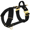 Easy Walk Extreme Gold Buckle Black - Harness with quick buckle