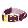 Extreme Gold Buckle Plum - Strong and secure necklace
