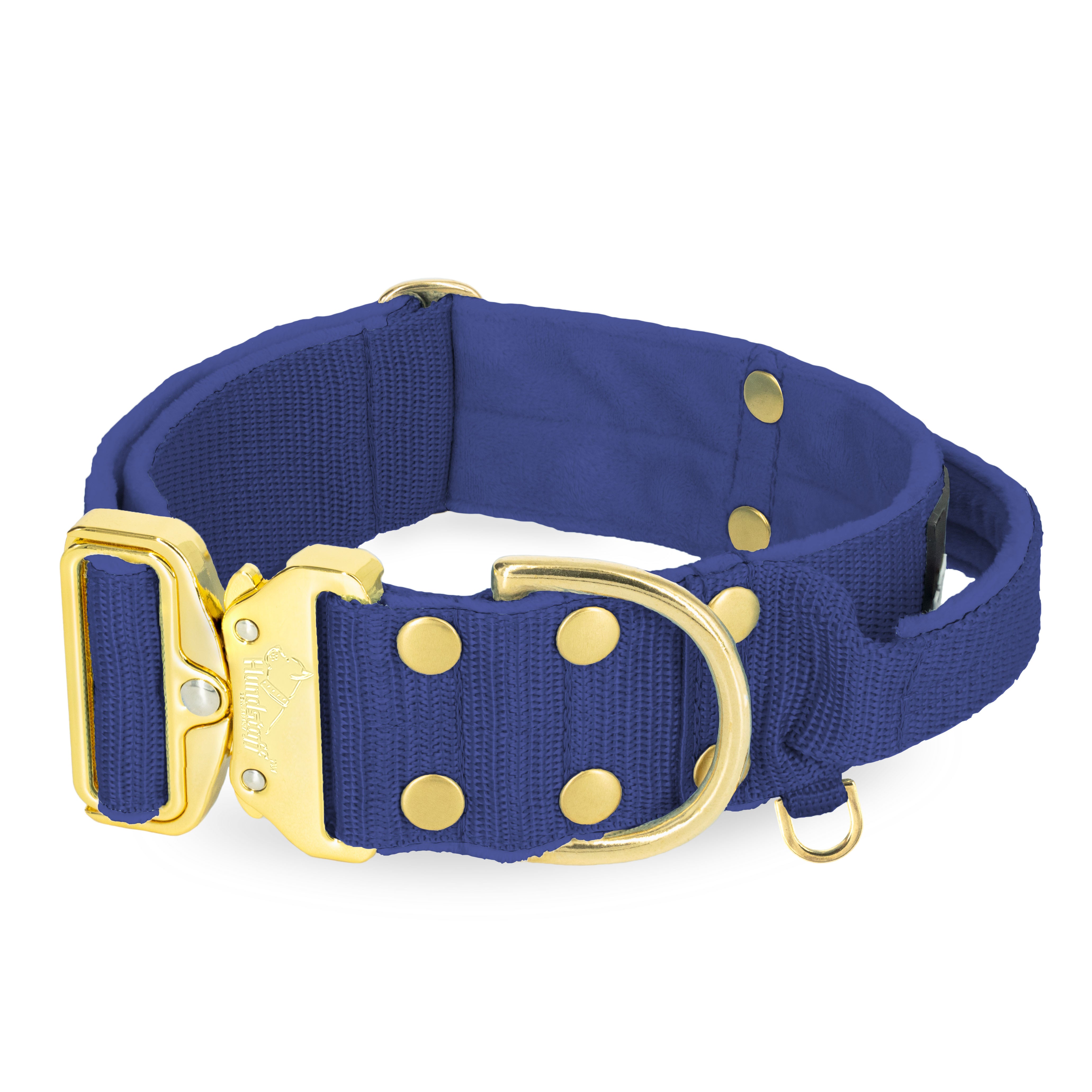 Extreme Gold Buckle Navy Blue - Strong and secure necklace