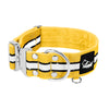 Extreme Silver Buckle Safe Yellow - Safe reflective collar