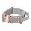 Extreme Rose Buckle Grey - Strong and secure collar