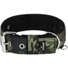 Active Comfort Camo Black - Wide durable dog collar with buckle