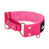 Martingale Rose Edition Pink - Wide lined half choker collar