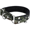 Martingale Camo Black - Wide lined dog collar half choke