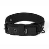 Active Komfort Black Edition Zwart - Brede duurzame halsketting met gesp