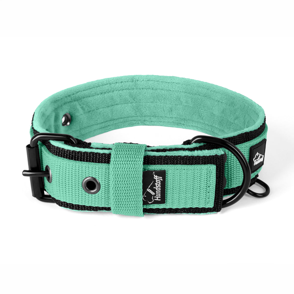 Active Komfort Black Edition Mint - Collana larga e resistente con fibbia