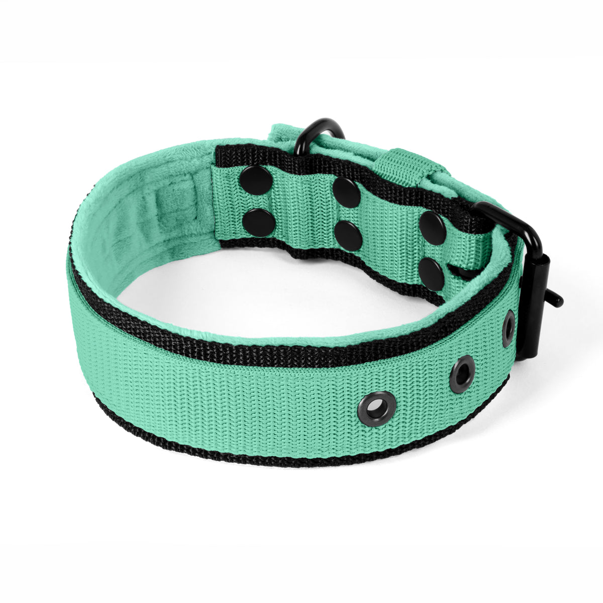 Active Comfort Black Edition Mint - Wide durable necklace with buckle