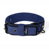 Active Komfort Black Edition Navy Blue - Brede duurzame kraag met gesp