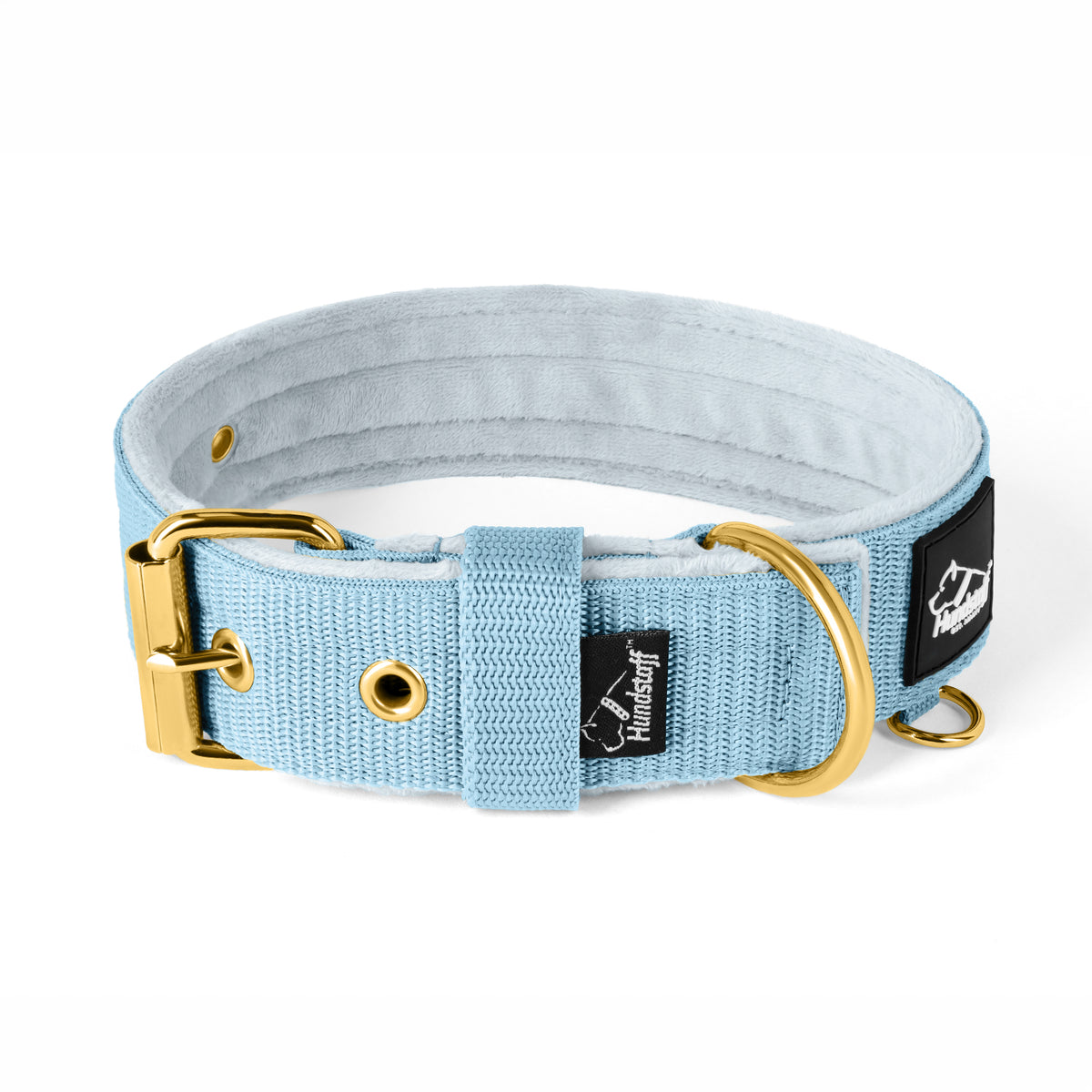 Active Golden Baby Blue - Collana larga e resistente con fibbia
