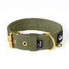Active Golden Khaki - Wide durable necklace with buckle