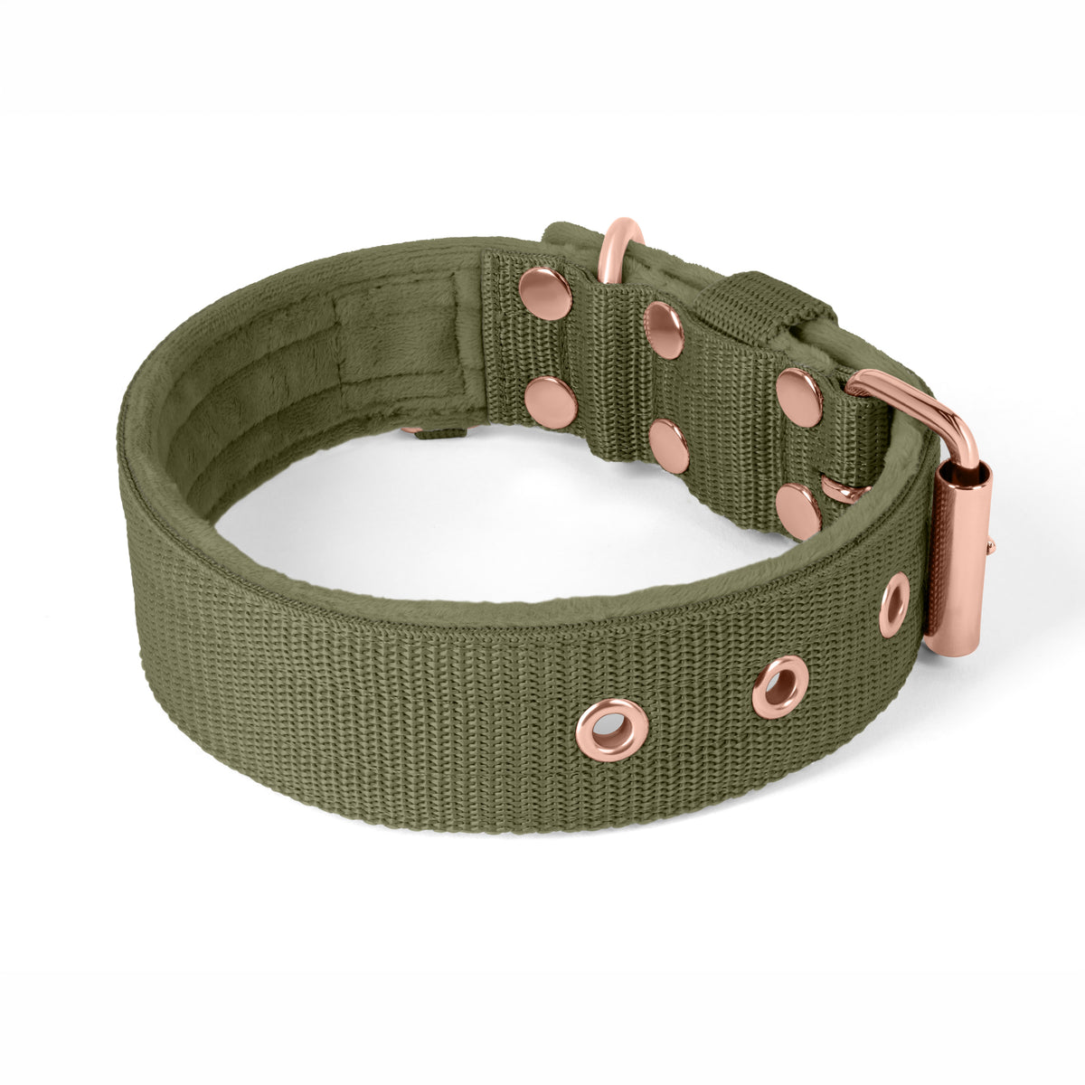 Active Comfort Rose Edition Pastel Green - Wide durable necklace with buckle