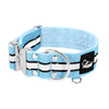 Extreme Silver Buckle Safe Baby Blue - Safe reflective collar