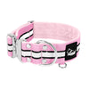 Extreme Silver Buckle Safe Baby Pink - Safe reflective collar