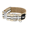 Extreme Silver Buckle Safe Beige - Safe reflective collar