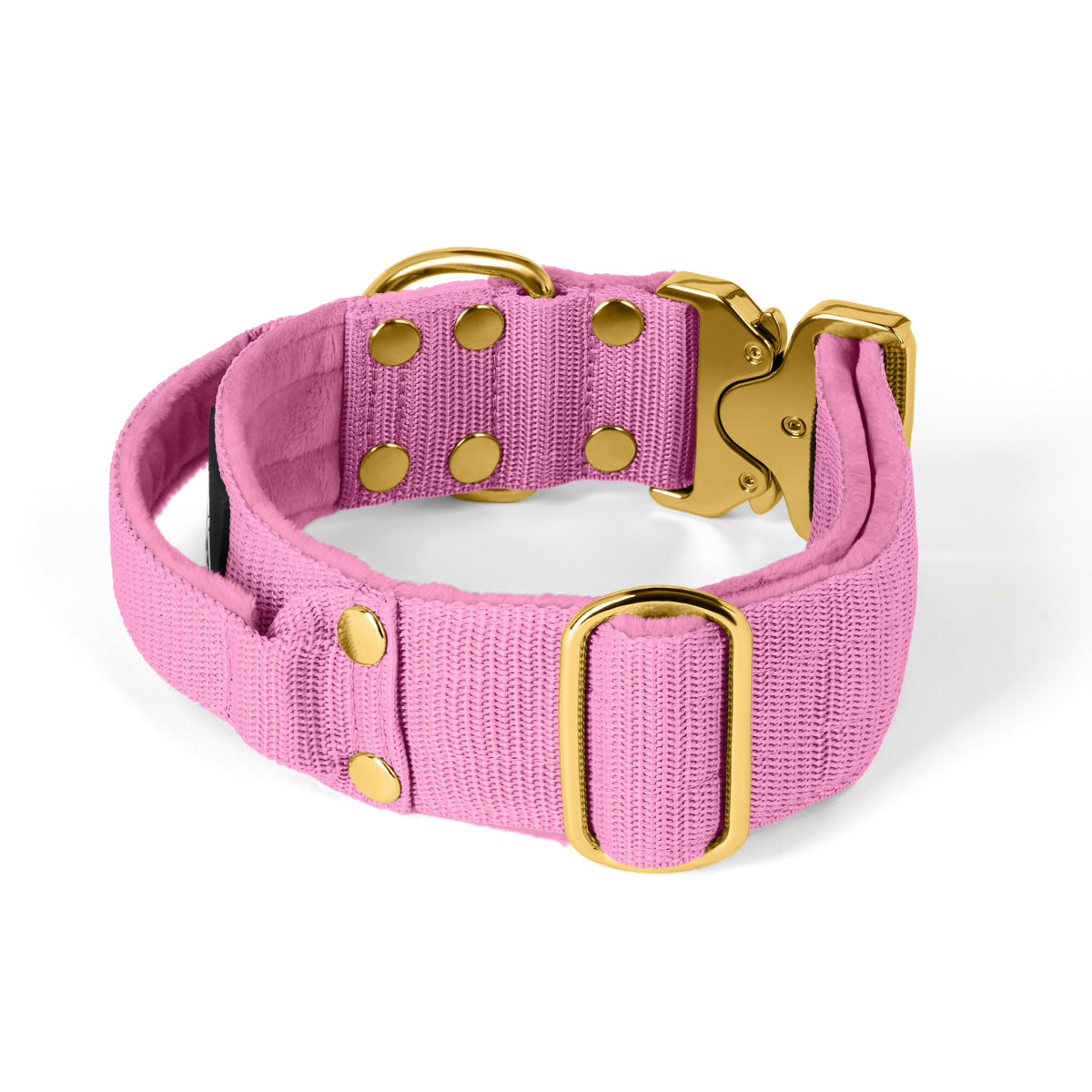 Extreme Gold Buckle Candy Pink - Strong and secure necklace