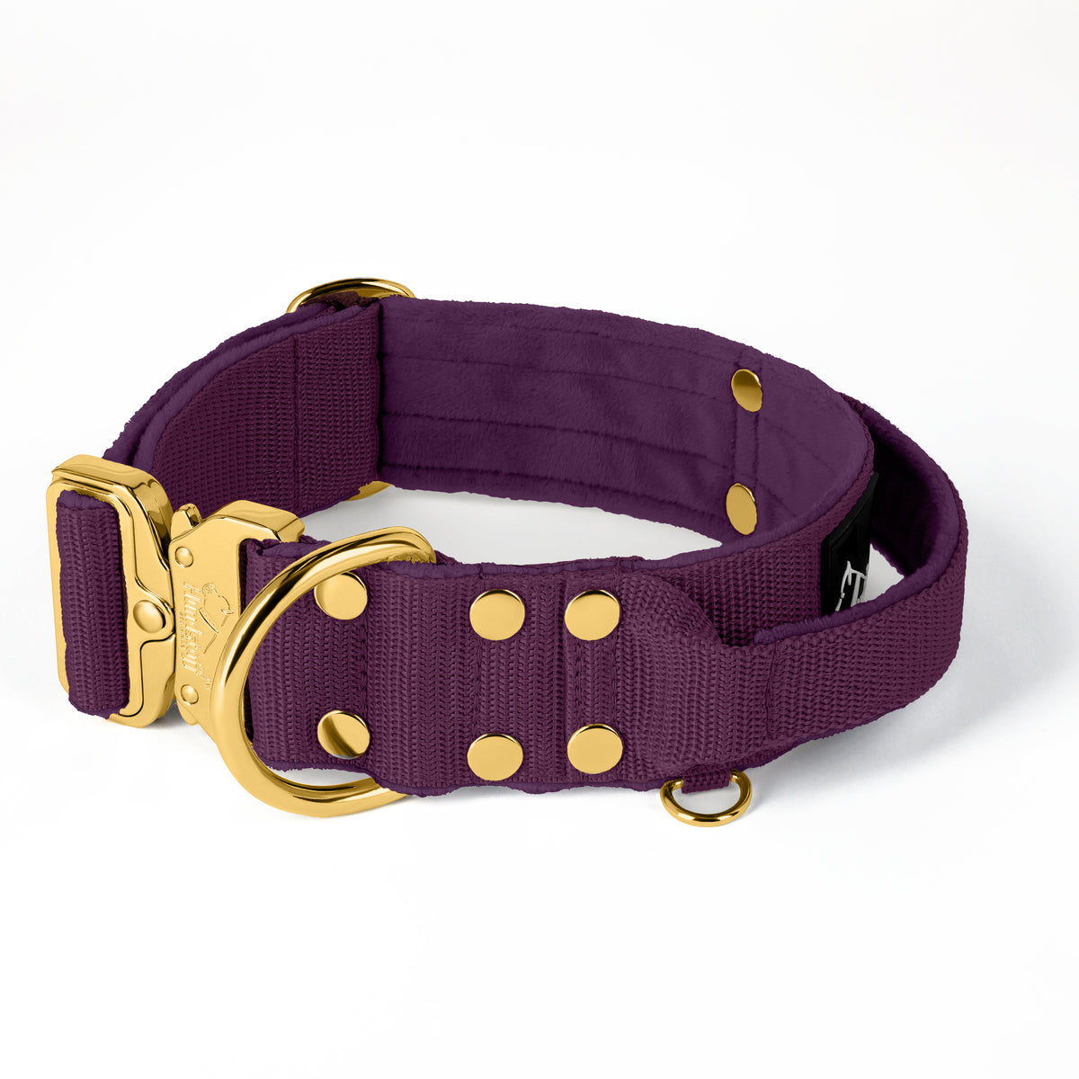 Extreme Gold Buckle Plum - Collana robusta e sicura