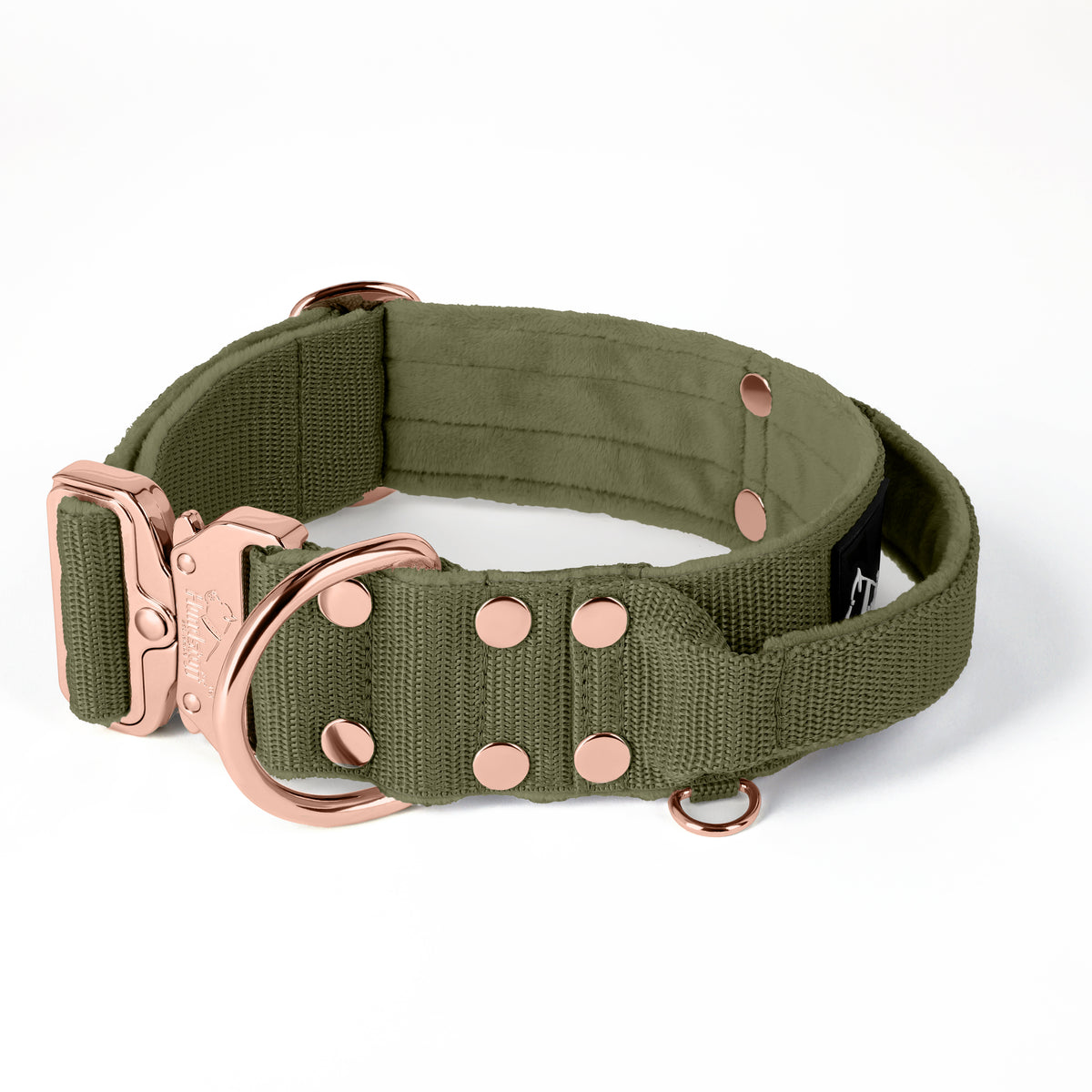 Extreme Rose Buckle Grey - Strong and secure collar