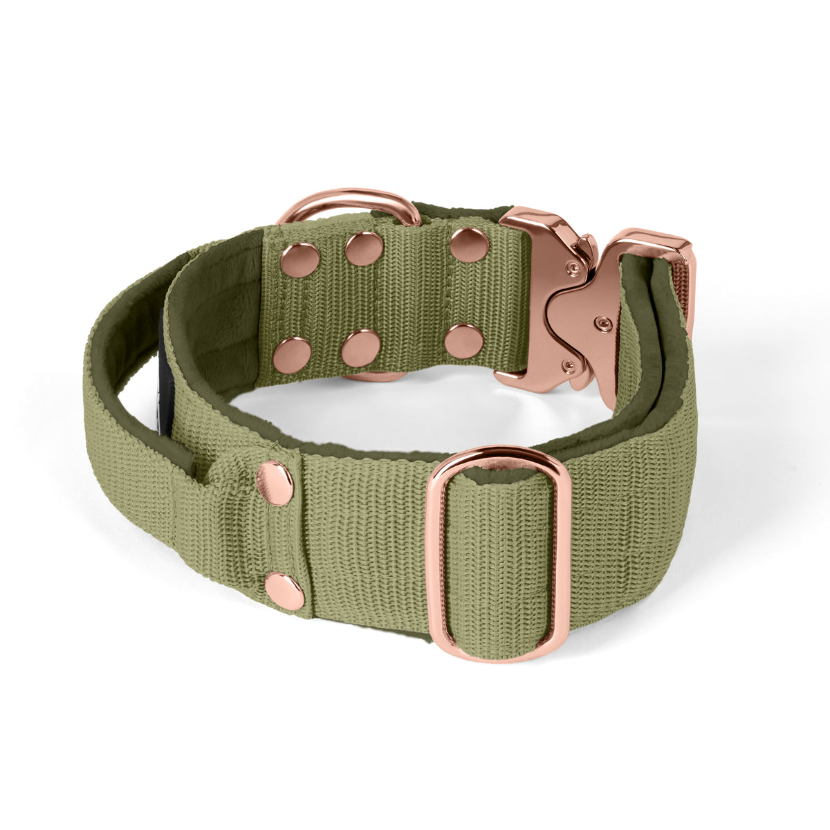 Extreme Rose Buckle Olive Green - Strong and secure necklace