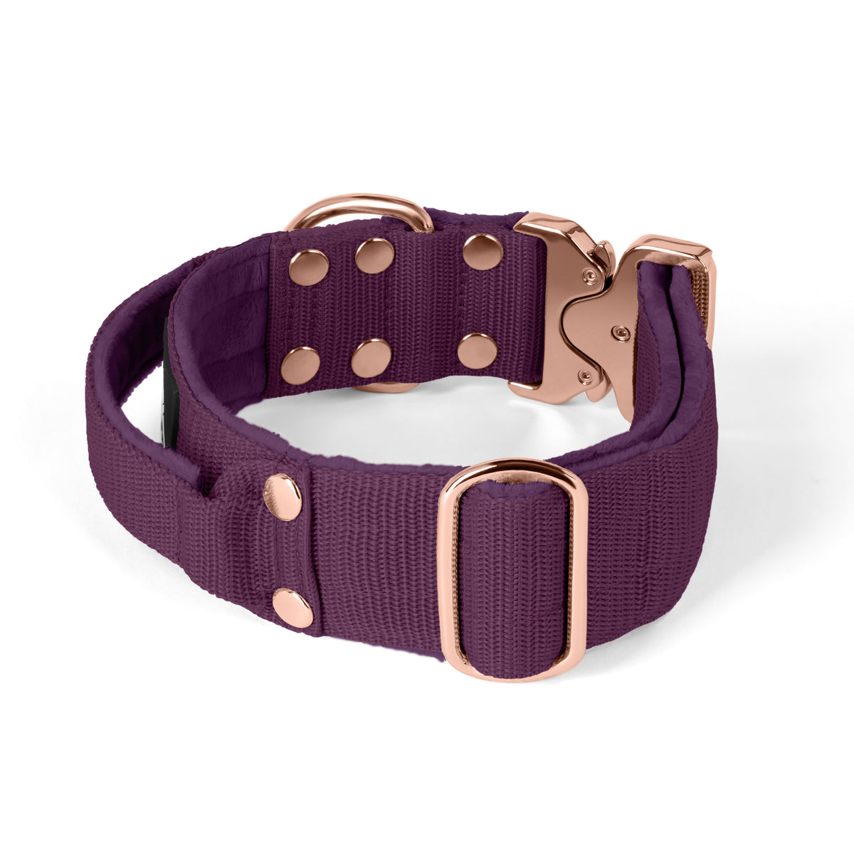 Extreme Rose Buckle Plum - Collana robusta e sicura