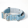 Extreme Silver Buckle Baby Blue - Collana robusta e sicura
