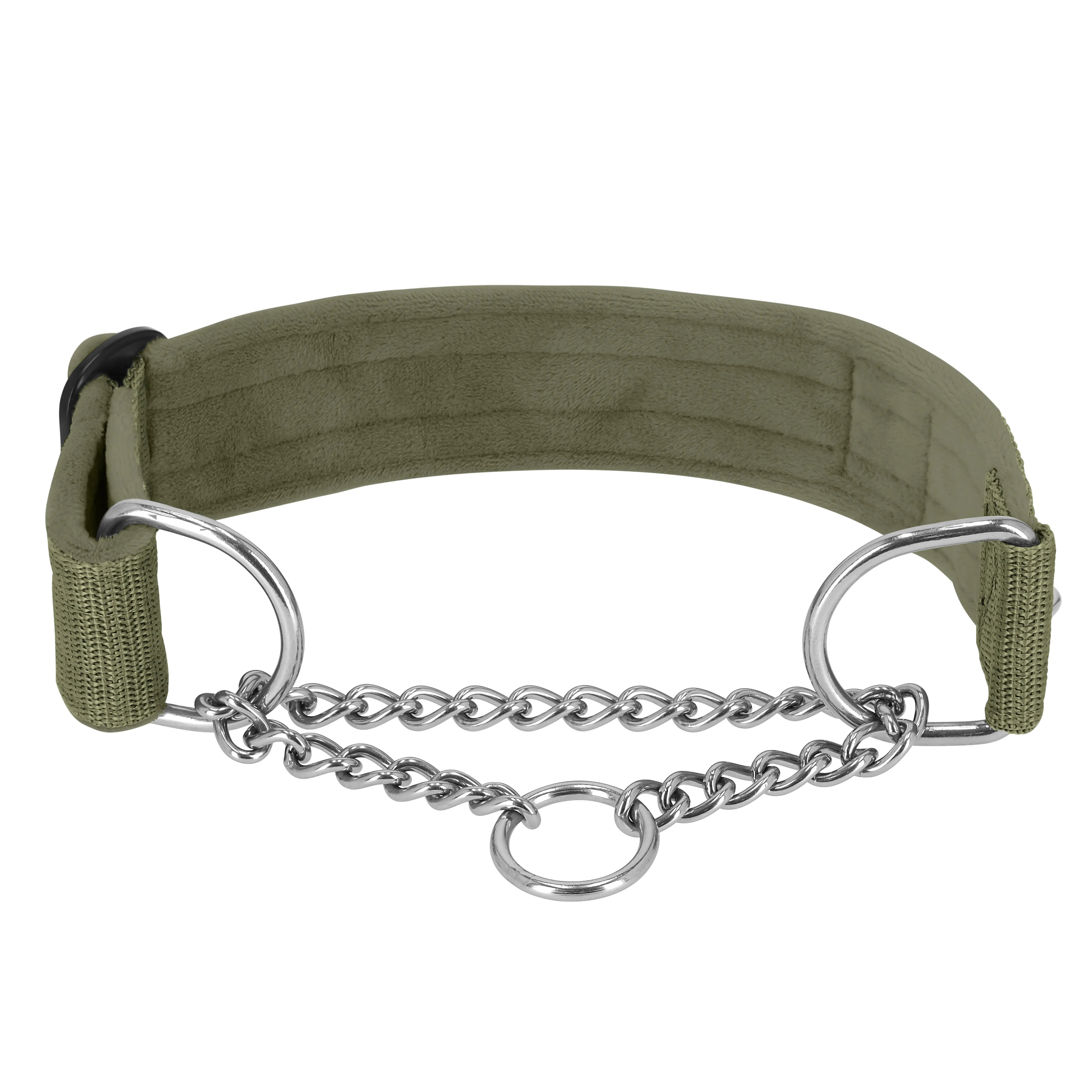 Martingale Chain Set Khaki – Half Choker Necklace &amp; Leash