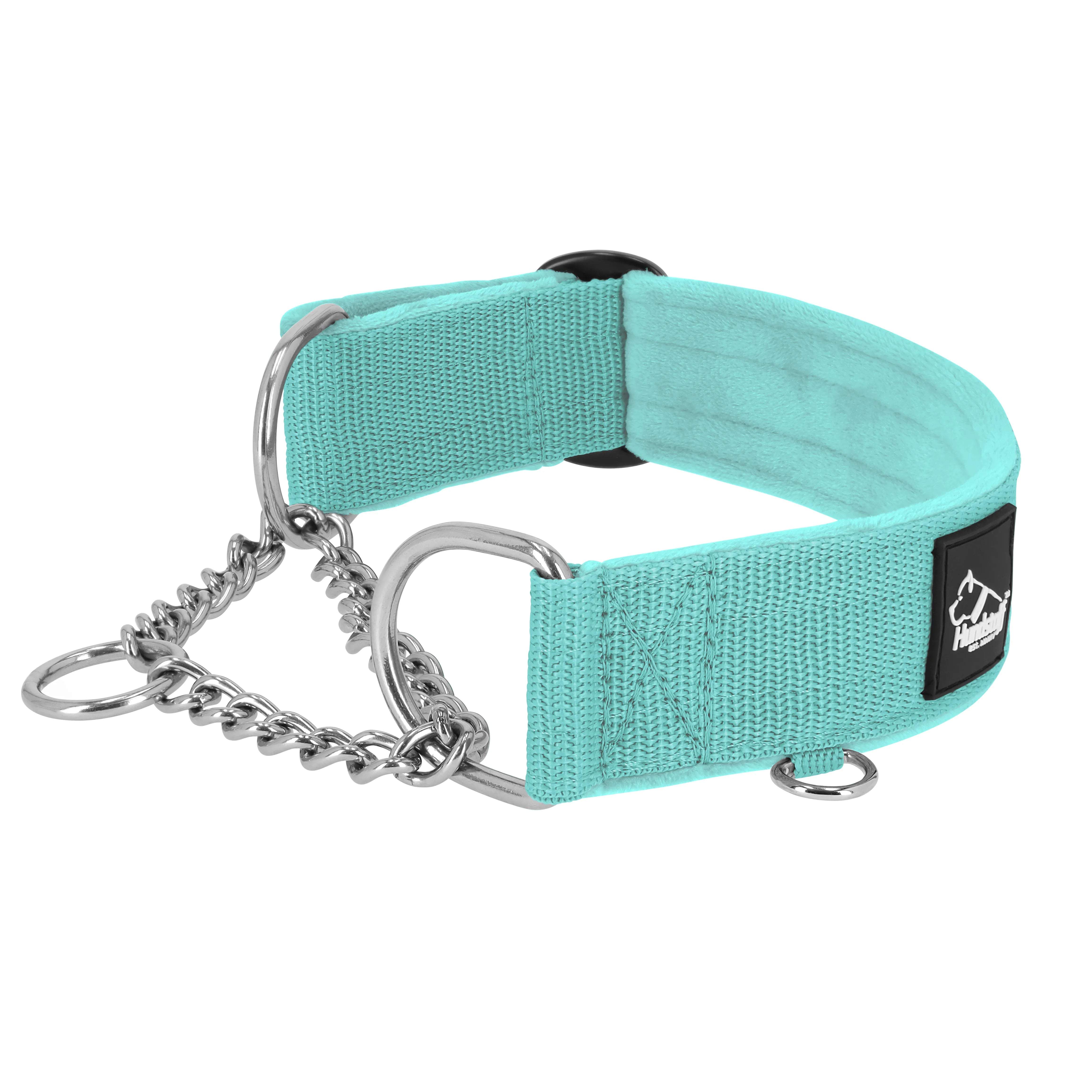 Martingale Chain Set Mint – Half choke collar &amp; leash