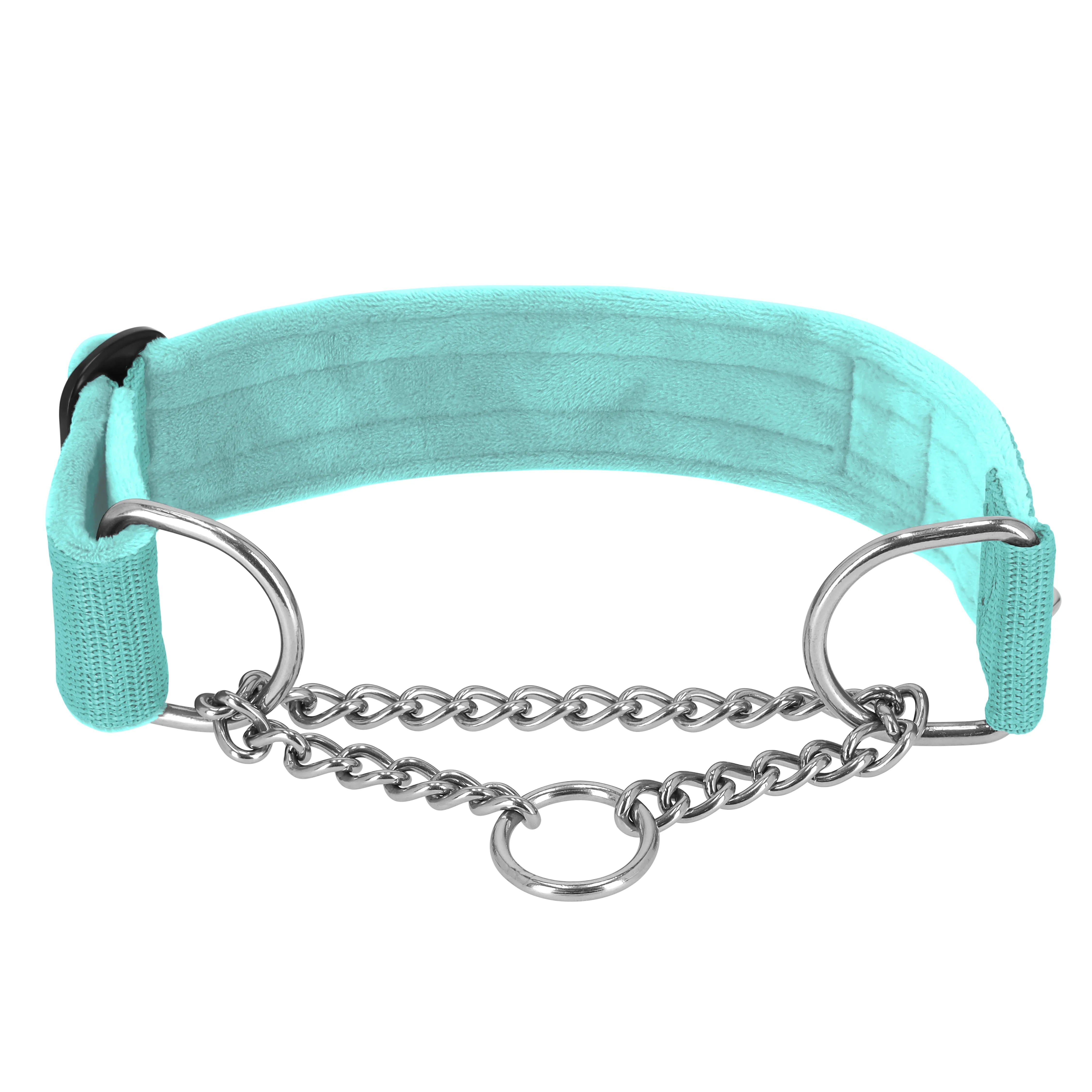 Martingale Chain Set Mint – Half choke collar &amp; leash