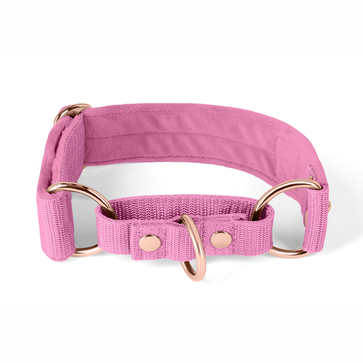 Martingala Rose Edition Pink - Collana foderata e ripiegata, mezzo ferro da stiro