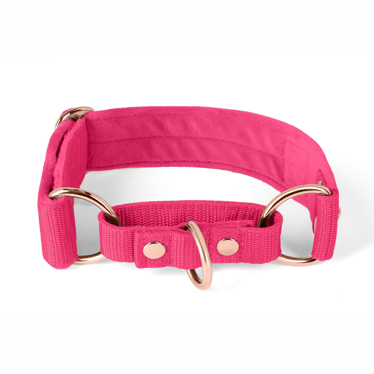Martingala Rose Edition Pink - Collana foderata e ripiegata, mezzo ferro da stiro