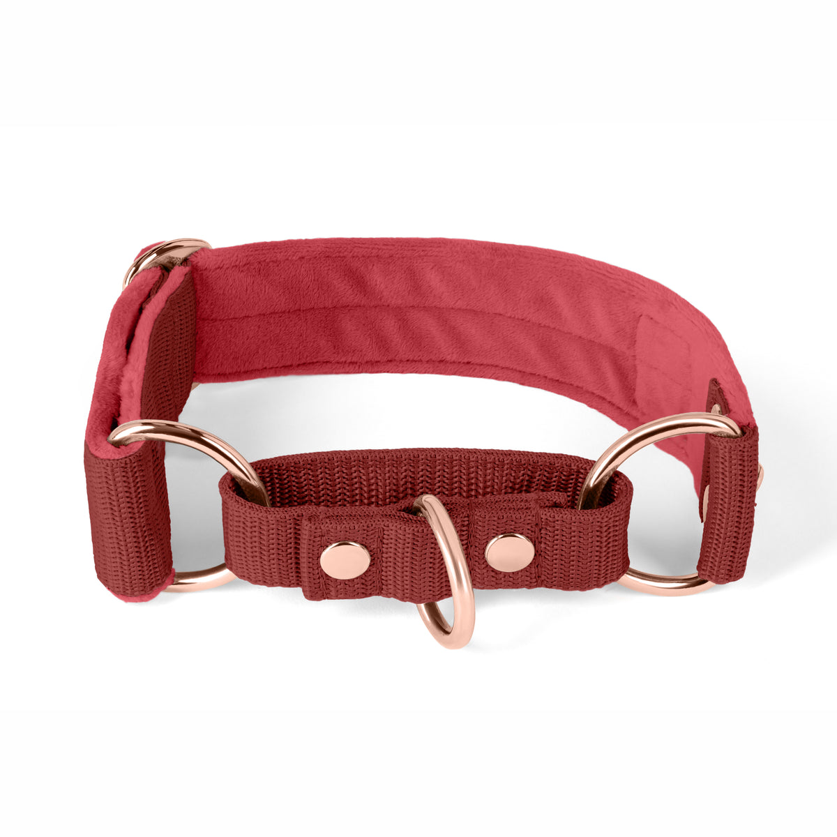 Martingala Rose Edition Pink - Collana foderata e ripiegata, mezzo ferro da stiro