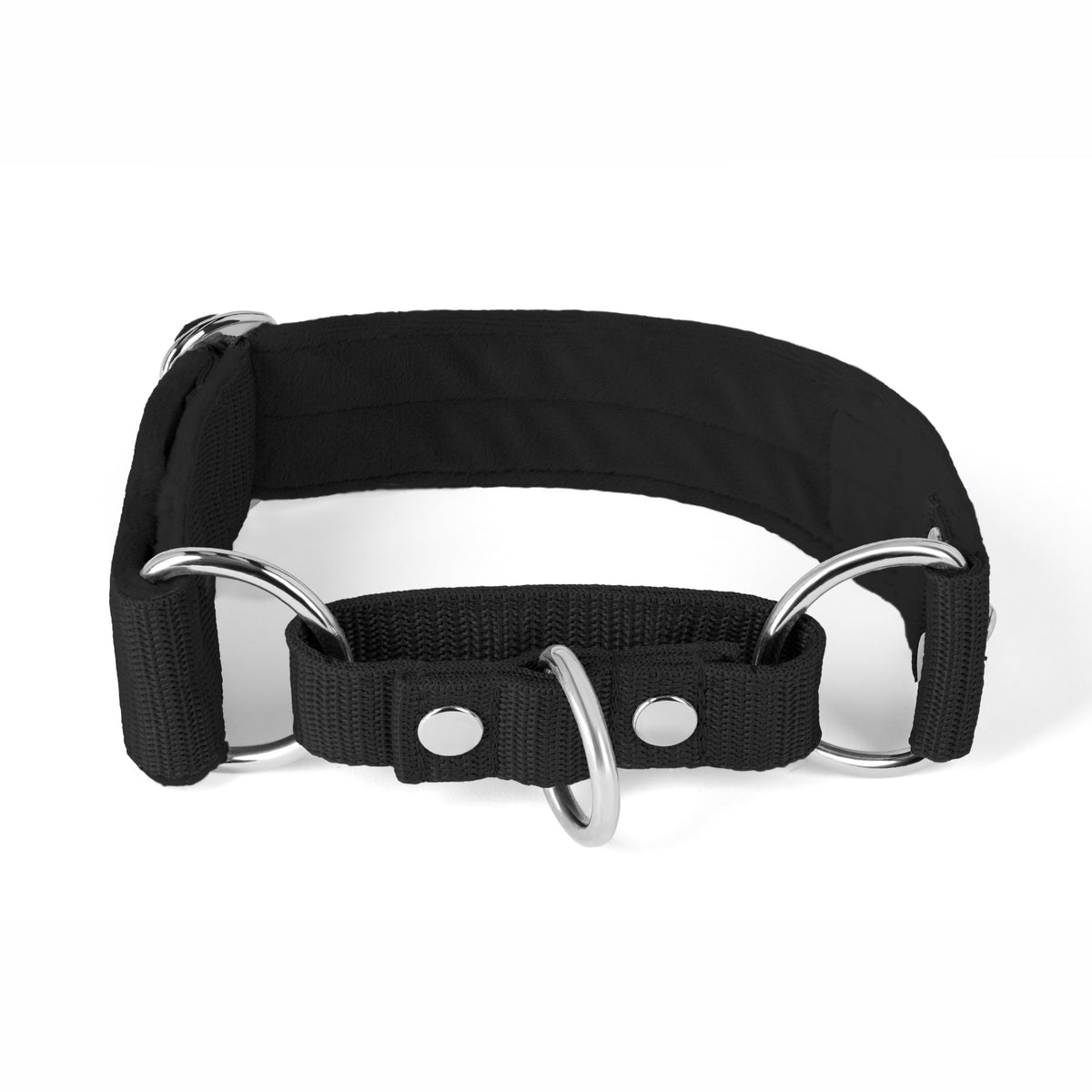 Martingala Black - Collana con fodera larga e mezzo ferro da stiro