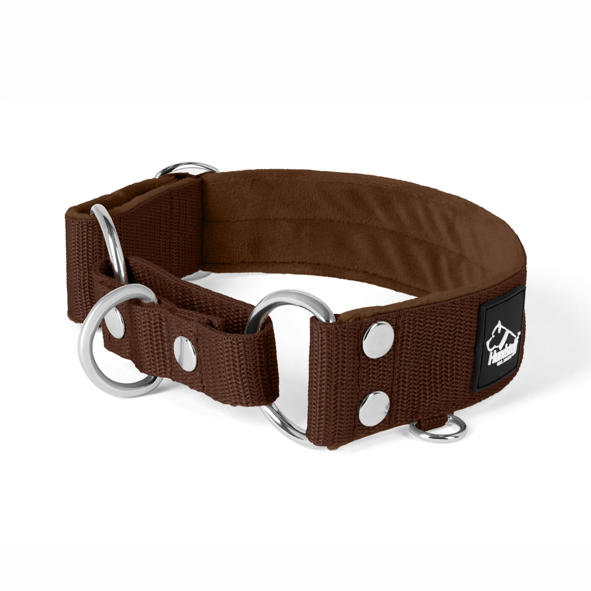 Hundstaff Martingale Silver Edition Dark Brown