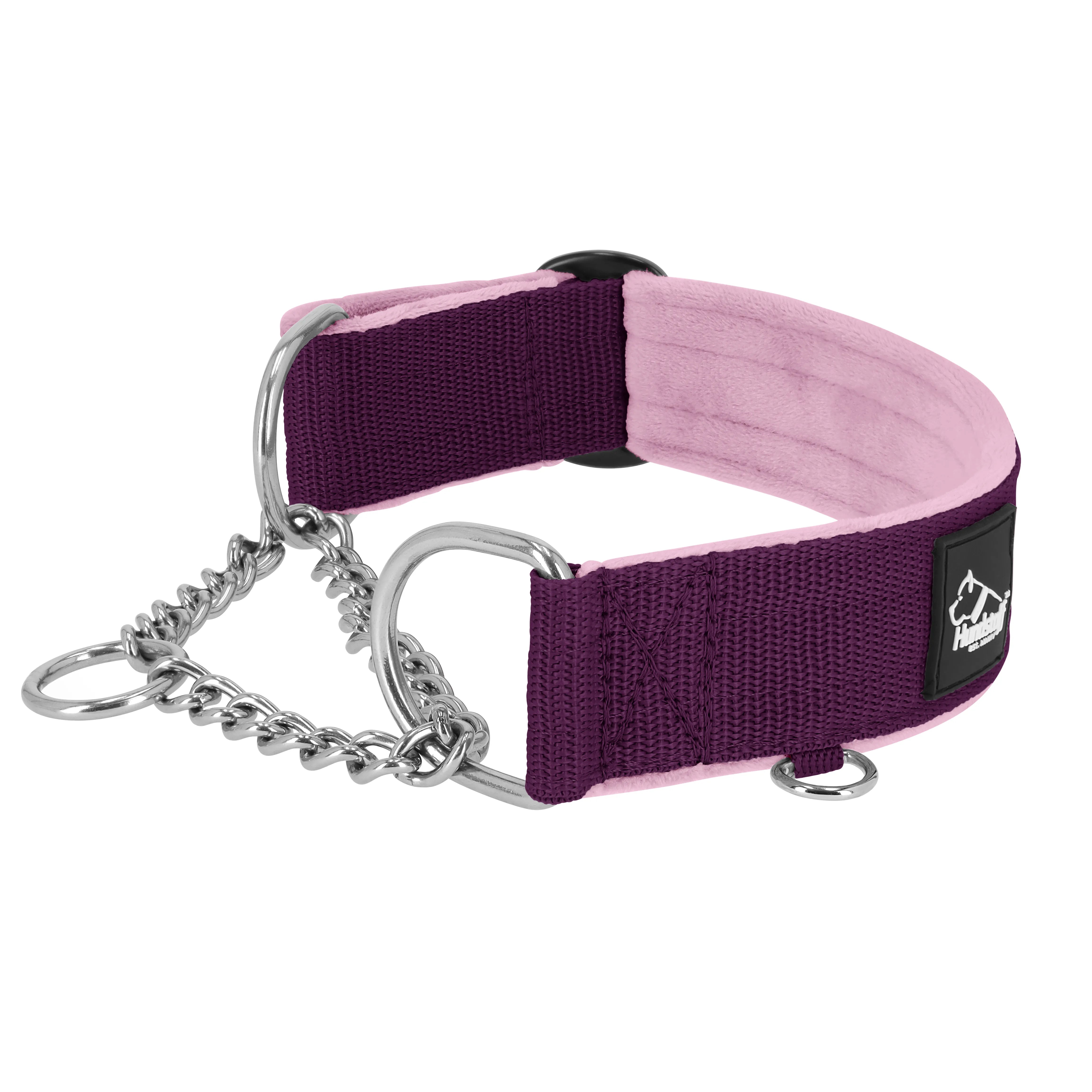 Martingale Chain Set Plum – Half Choker Necklace &amp; Leash