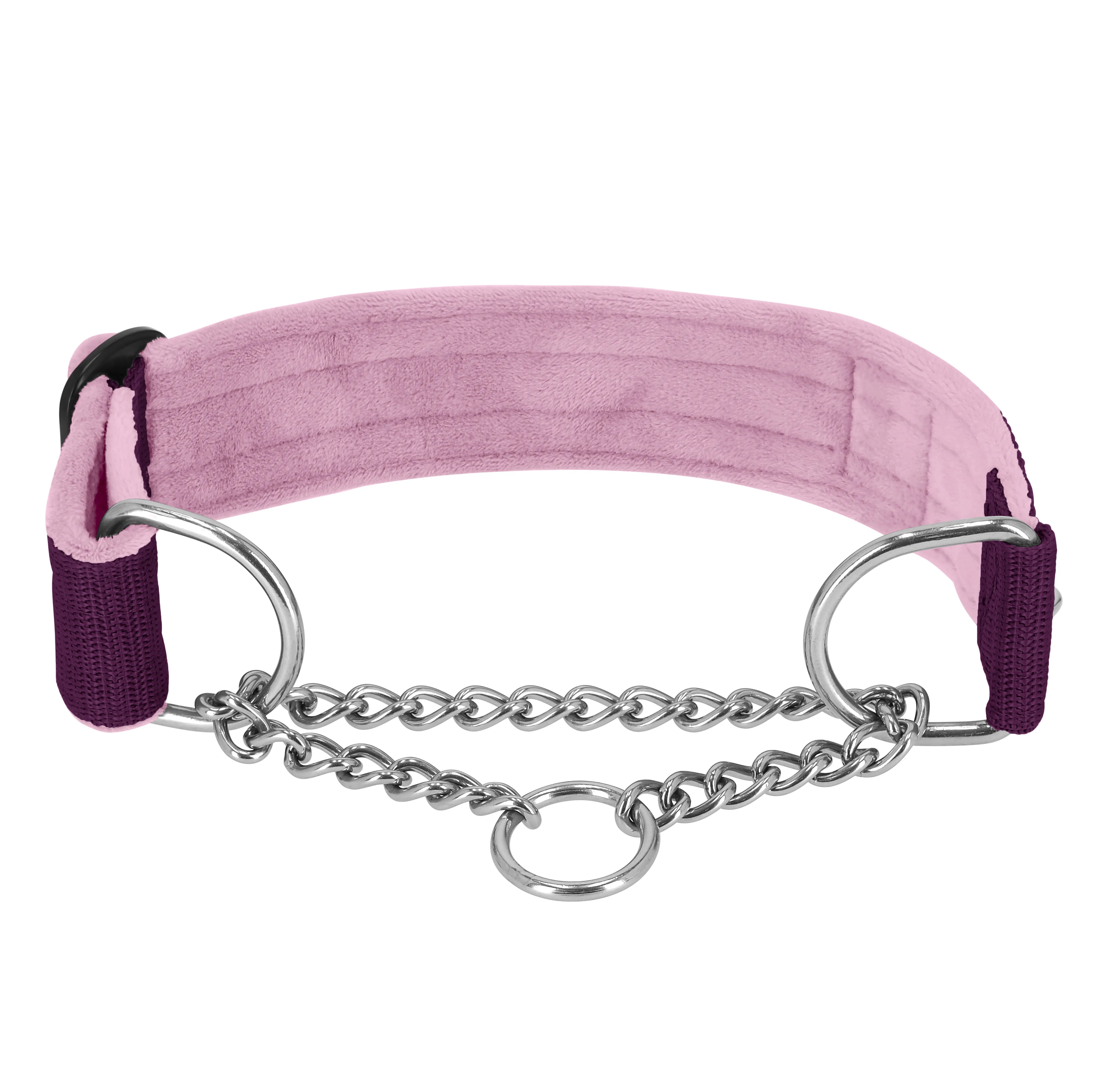 Martingale Chain Set Plum – Half Choker Necklace &amp; Leash
