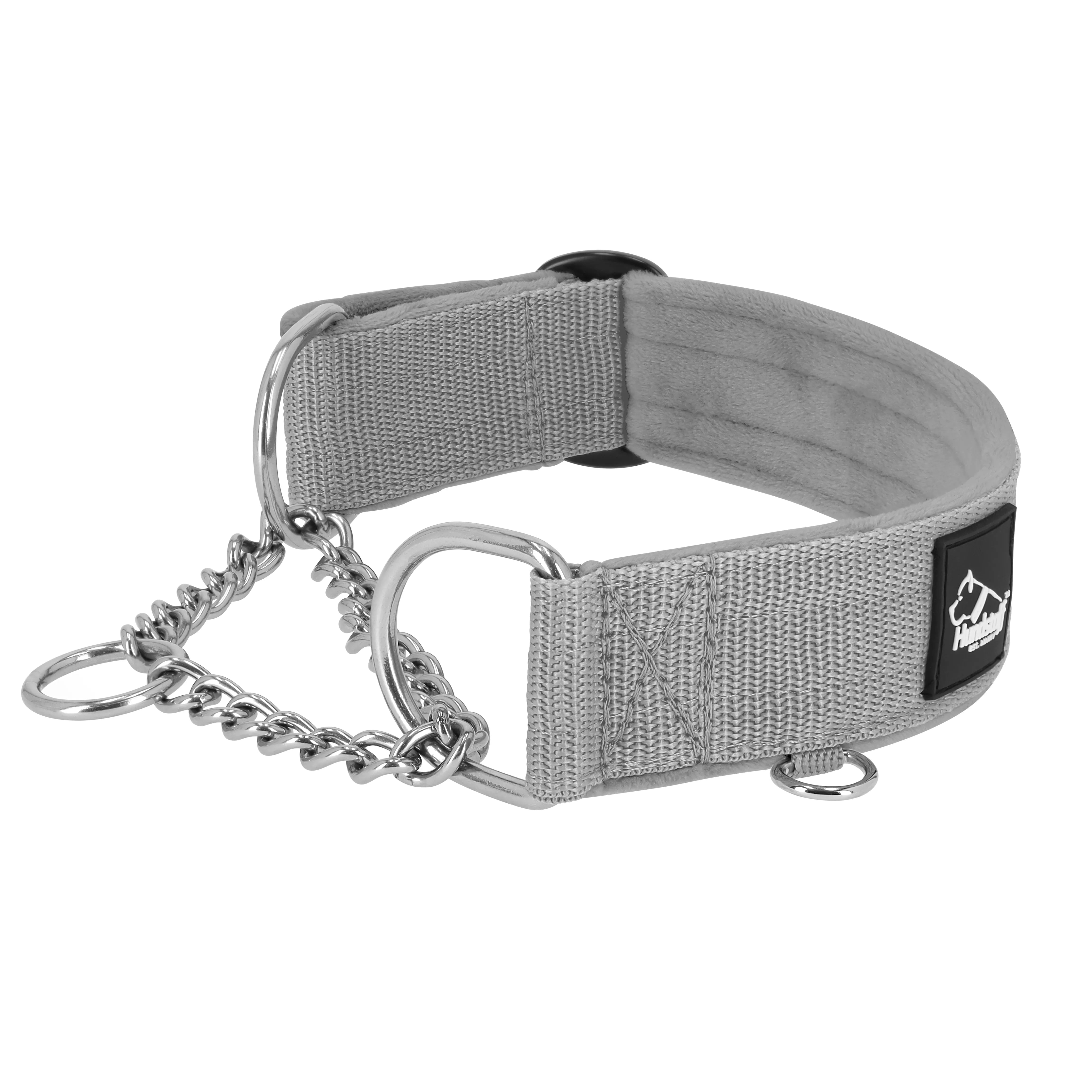 Martingale Chain Set Yellow – Half choke collar &amp; leash