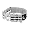 Extreme Silver Buckle Safe Grey - Safe reflective collar