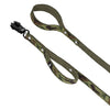 Guard Leash Camo Green - Guard leash with extra handle