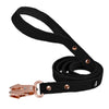 Walk Leash Rose Edition Black - Safe nylon leash in different lengths