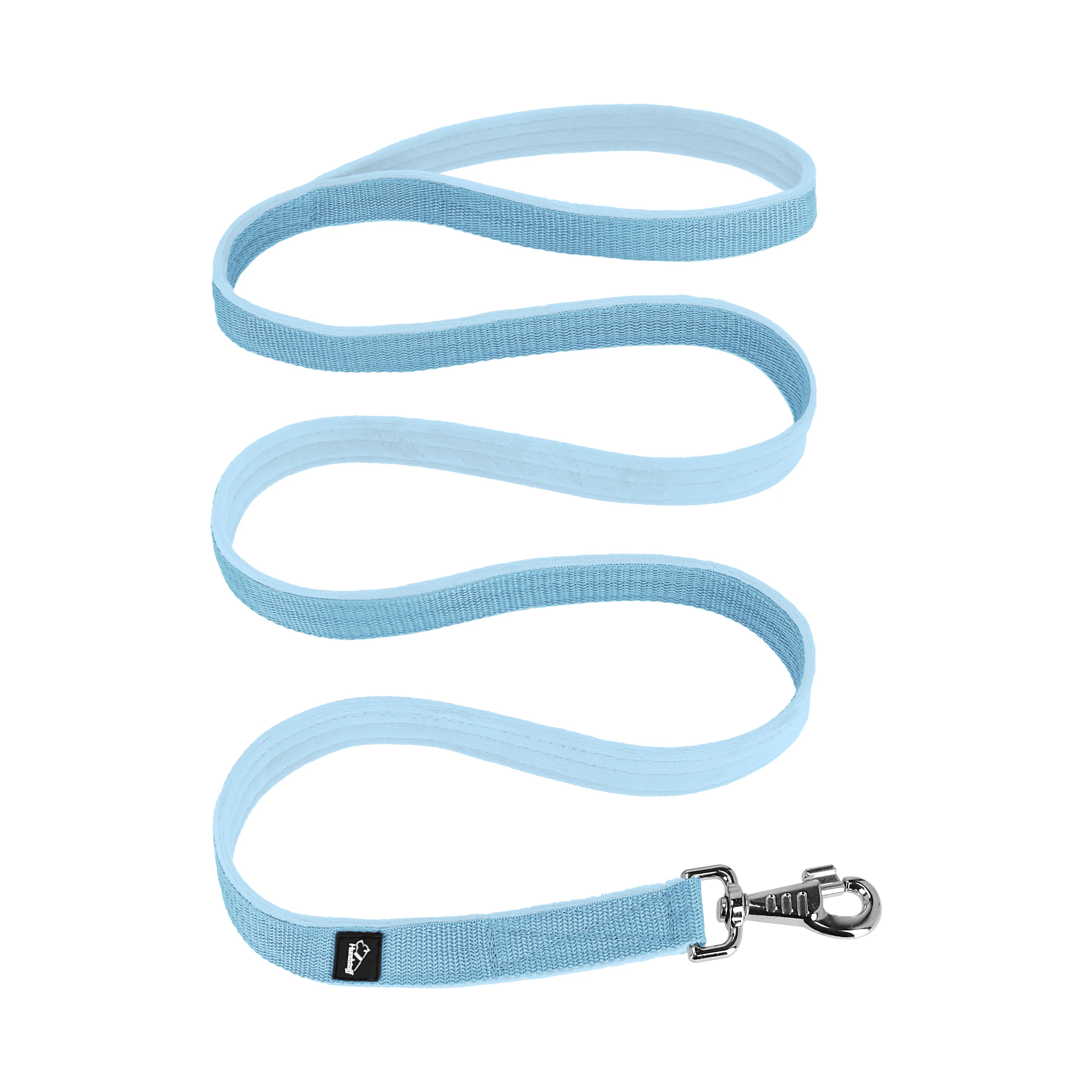 Martingale Chain Set Baby Blue - Half choke collar &amp; leash