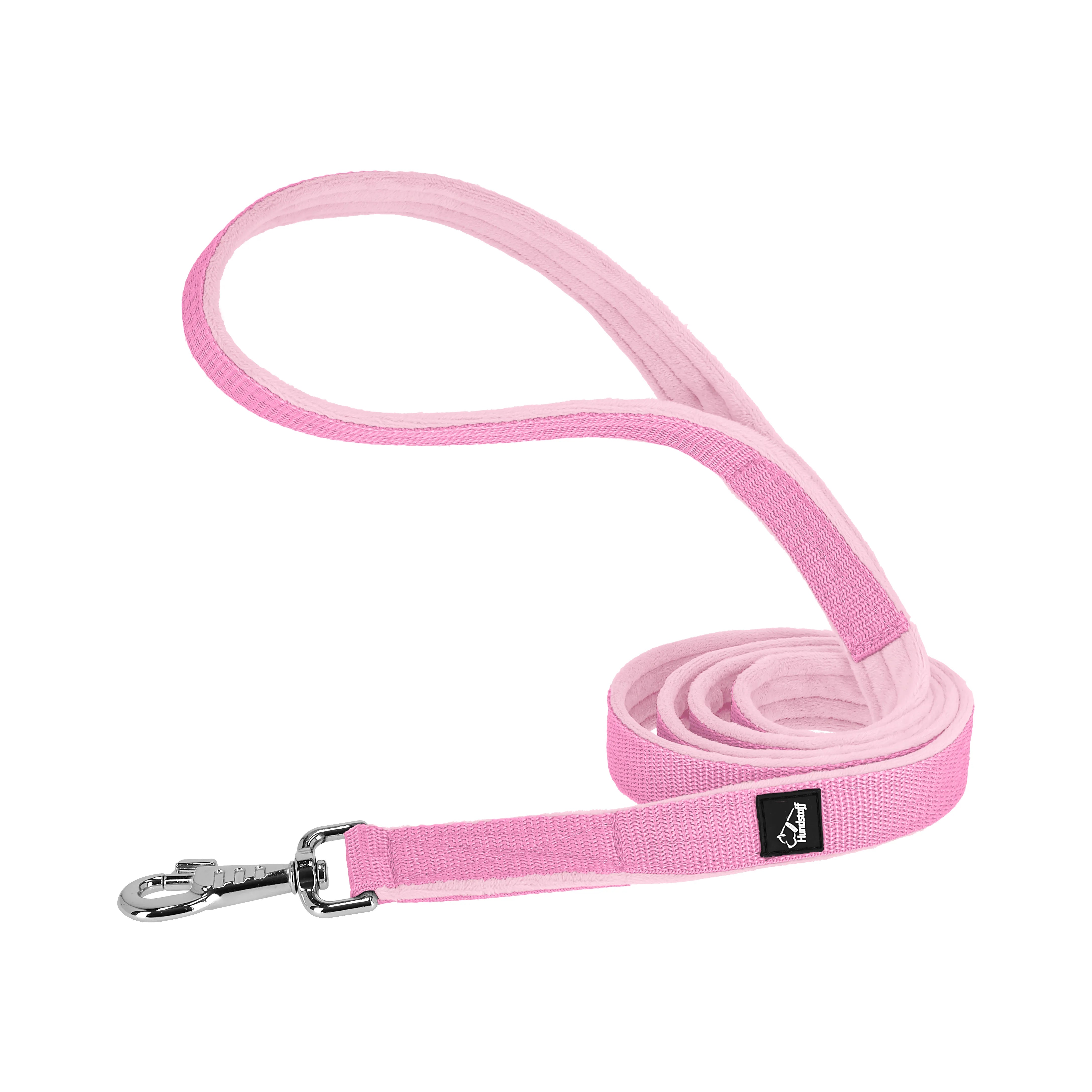 Martingale Chain Set Baby Pink – Half choke necklace &amp; leash
