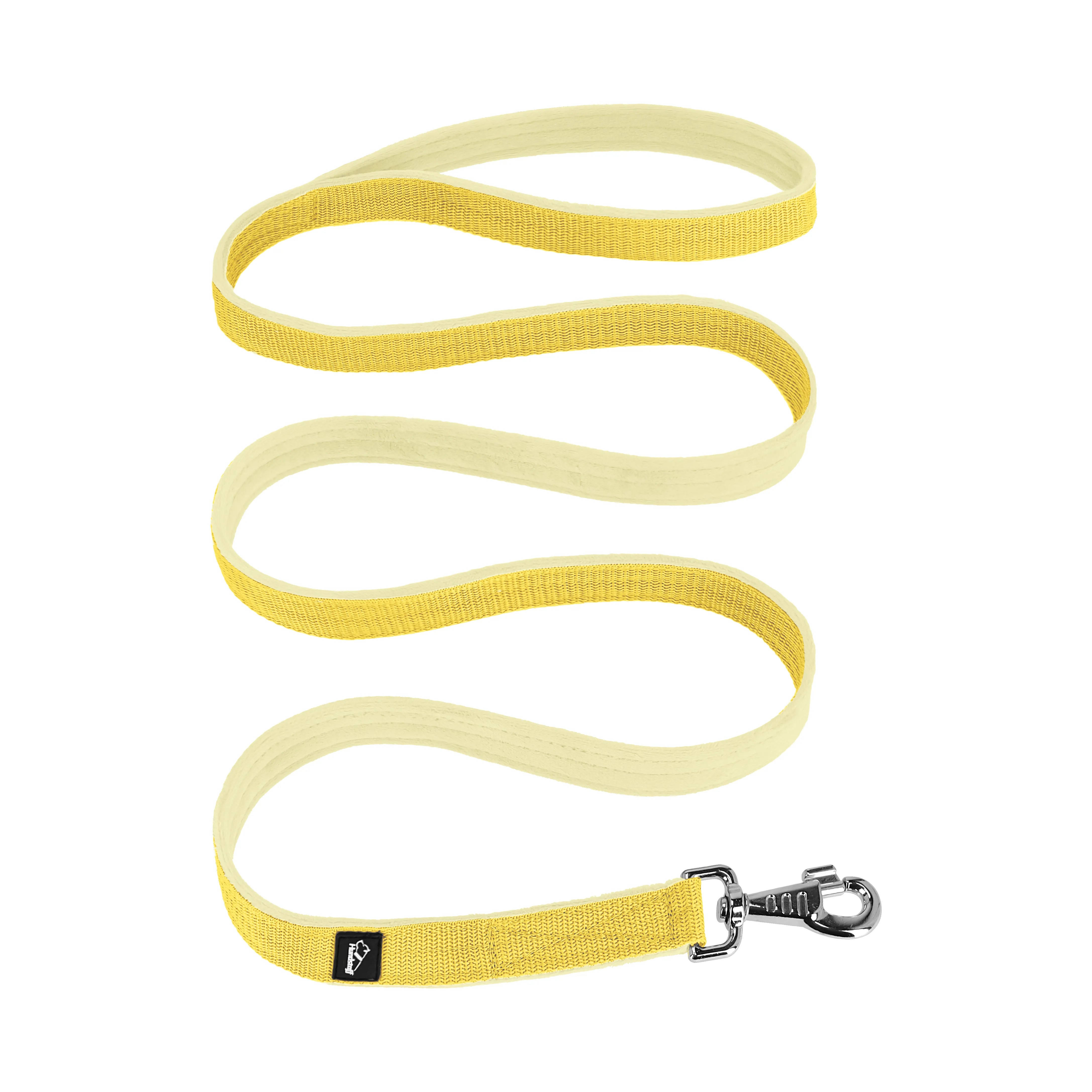 Martingale Chain Set baby yellow – Half choke collar &amp; leash