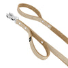 Guard Leash Beige - Guard leash with extra handle