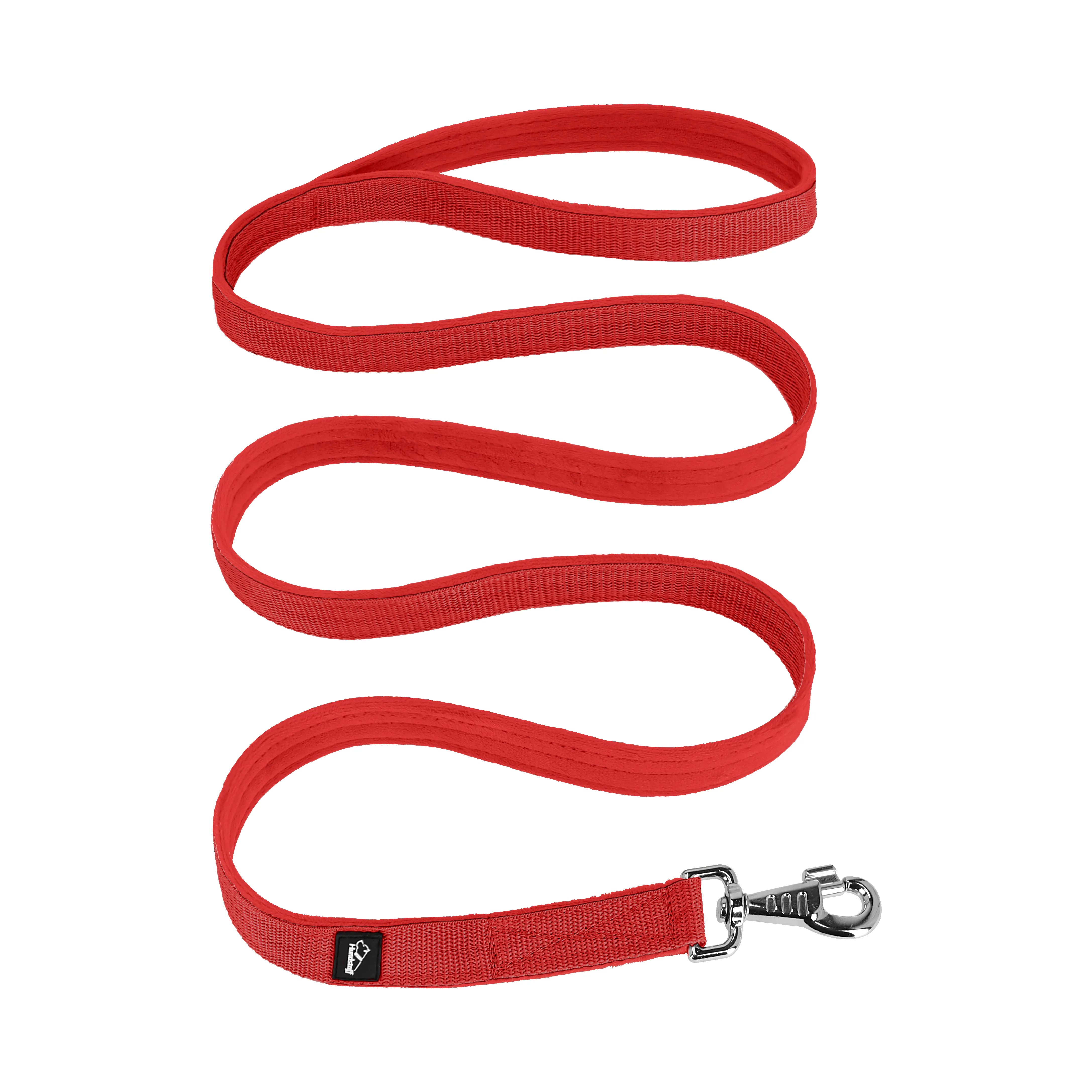 Martingale Chain Set Red – Half choke collar &amp; leash
