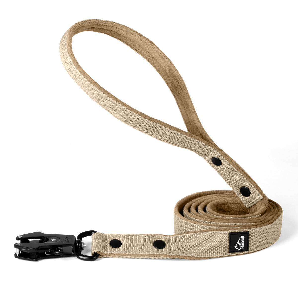 Walk Leash Black Edition Beige - Guinzaglio in nylon sicuro di diverse lunghezze