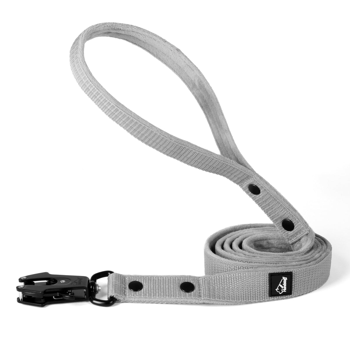 Walk Leash Black Edition Grey - Guinzaglio in nylon sicuro di diverse lunghezze