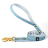 Walk Leash Golden Baby Blue - Guinzaglio in nylon sicuro di diverse lunghezze