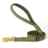 Guinzaglio da passeggio Golden Olive Green - Guinzaglio in nylon sicuro di diverse lunghezze